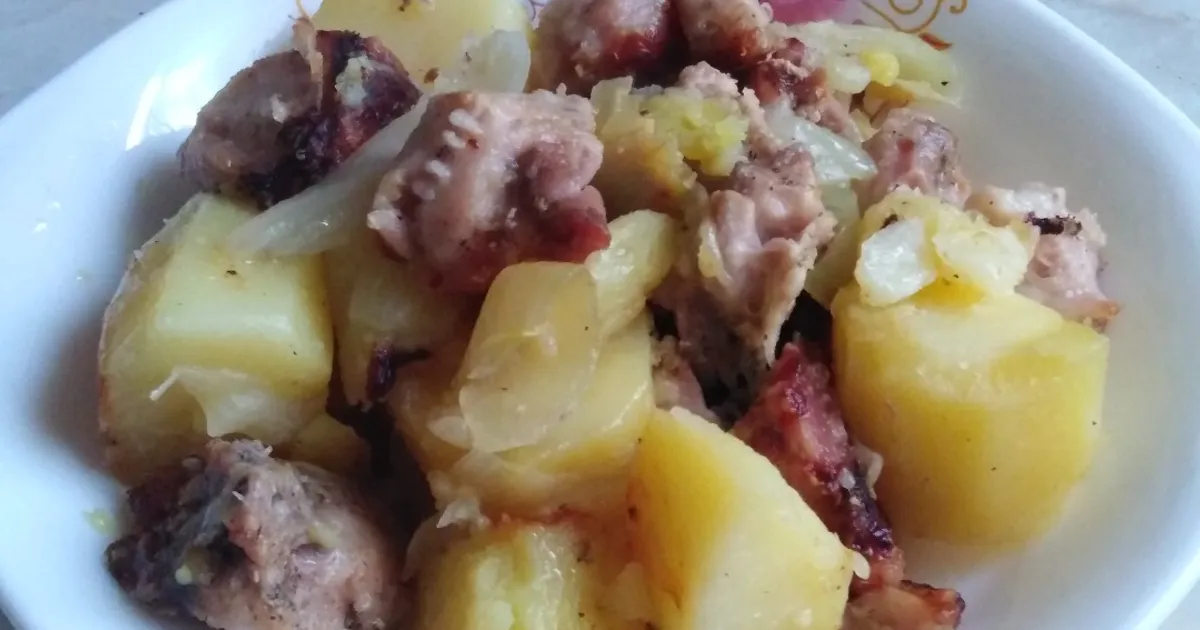 Гузки индейки в духовке с картошкой рецепт с фото пошаговый от Алла ...