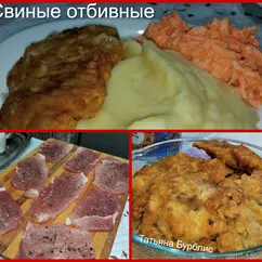 Сочные отбивные из свинины на сковороде