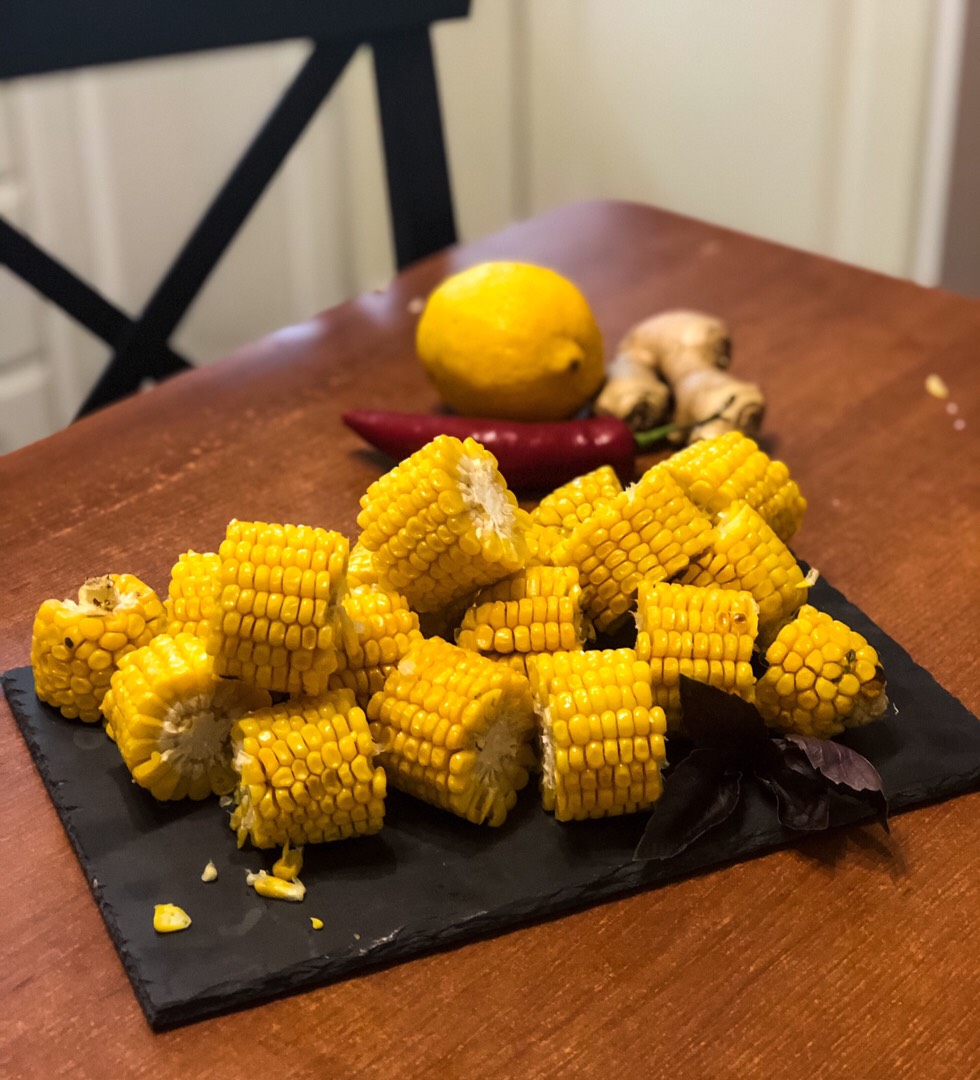 Запечённая кукуруза 🌽 с тимьяном и сливочным маслом