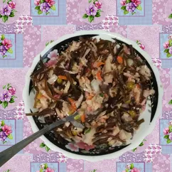 Салат с морской капустой