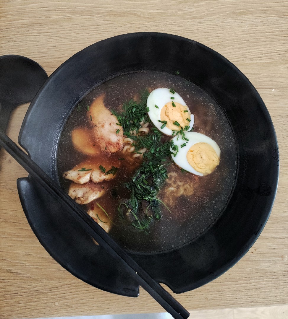 Рамен с курой