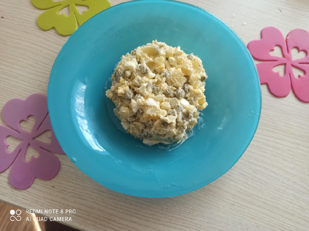 Вегетарианский оливье 😋