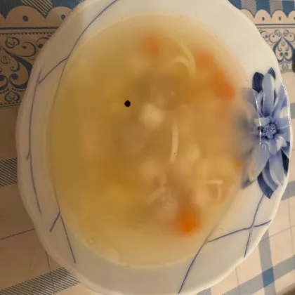 Лёгкий суп с фрикадельками