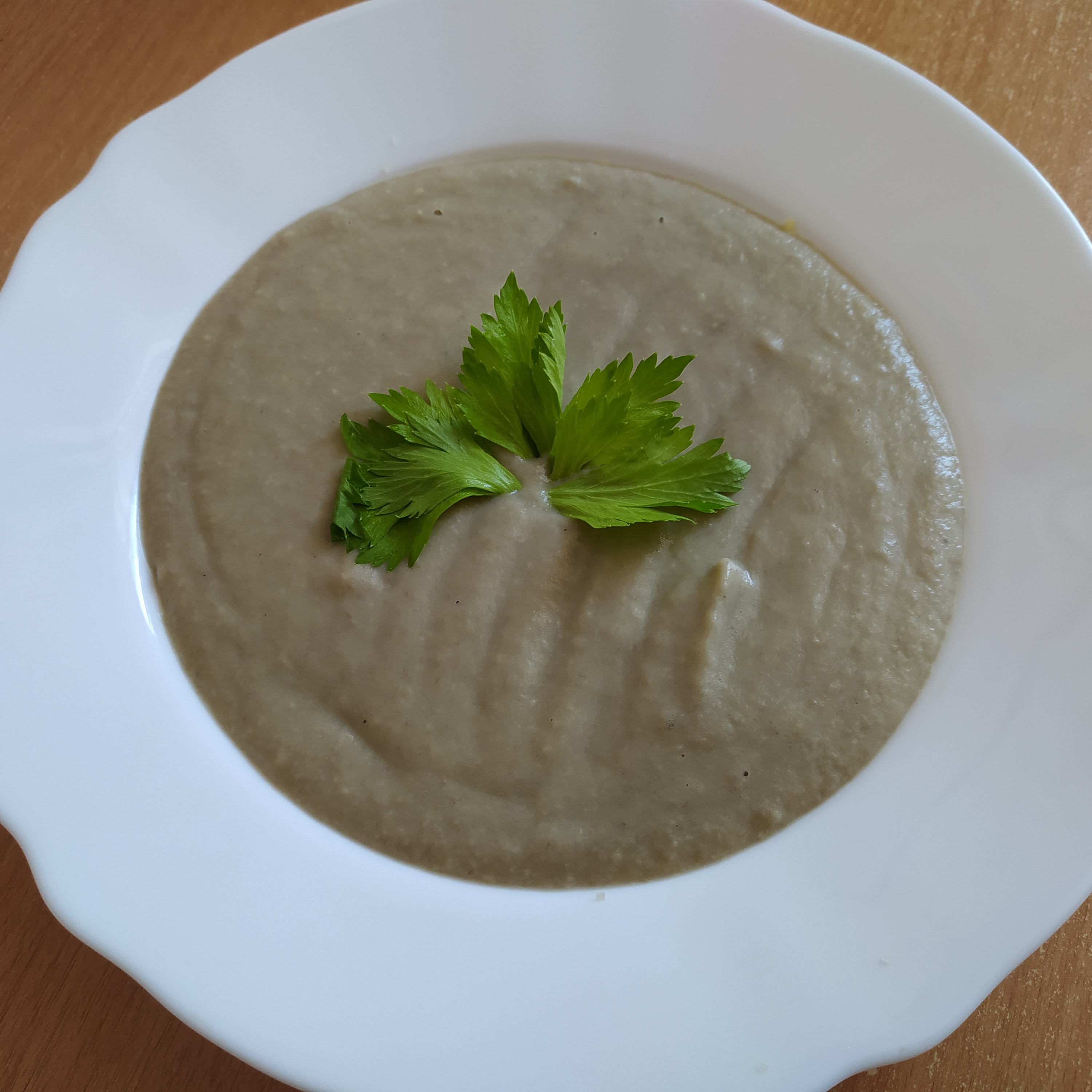 Грибной крем-суп (веганский)