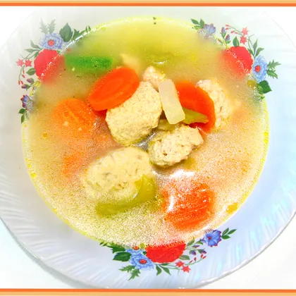 Нежный куриный суп.          Обед № 6