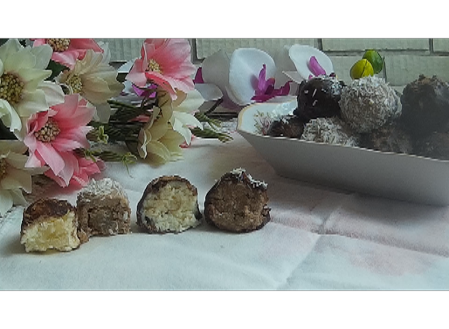 Творожные конфеты, 4 вида из одинаковых ингредиентов