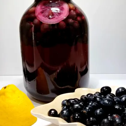 Мохито из винограда на зиму 