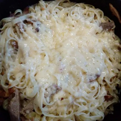 Спагетти с соусом Карбонаре