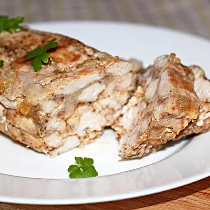 "Мраморное мясо", запеченное в духовке - оригинальный рецепт приготовления курицы