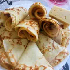 Сырные блины на молоке🥞