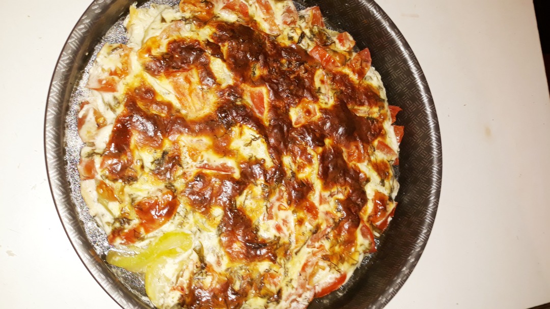 Запеканка куриная с овощами и сыром
