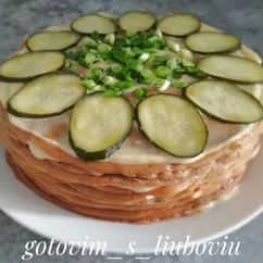 Торт из куриной печени