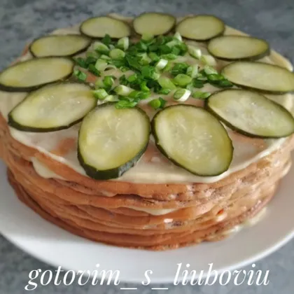 Торт из куриной печени