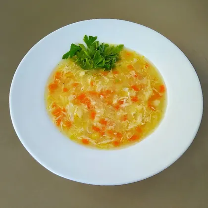 Итальянский суп 'страчателла'