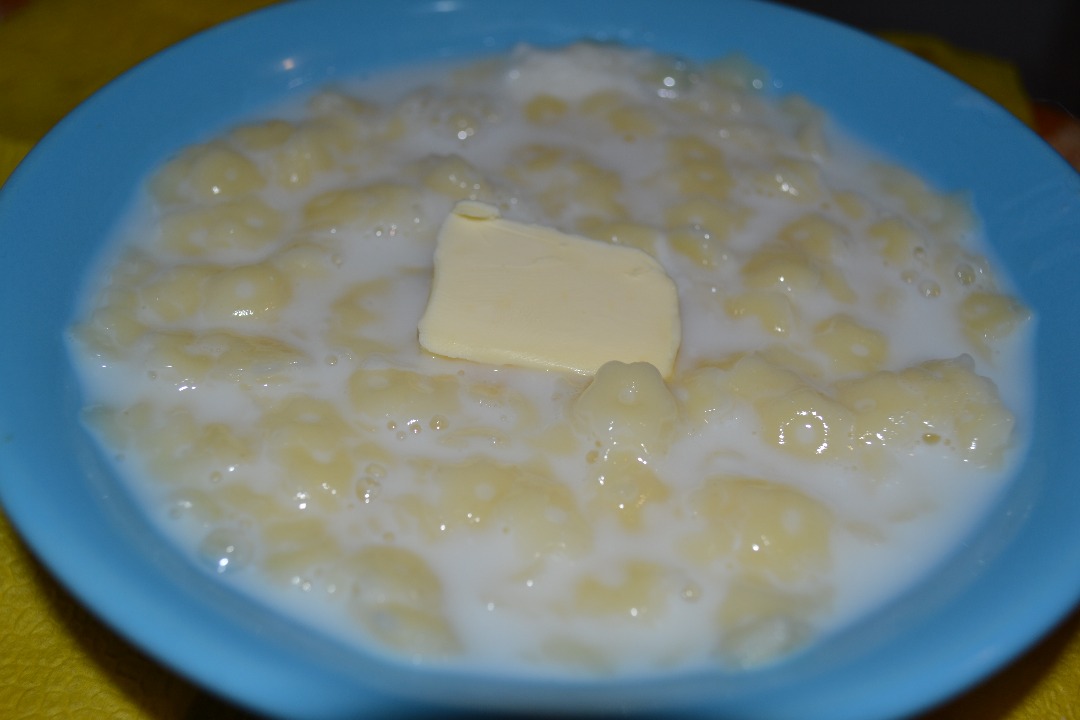 Молочная каша со звездочками