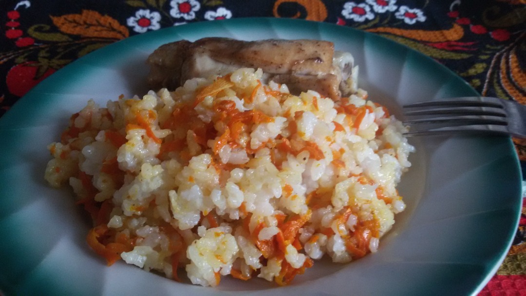 Как приготовить вкусный рис с морковкой и луком