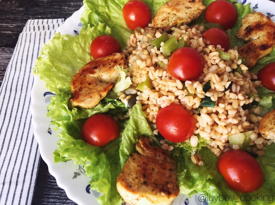 Тёплый салат 🥗
