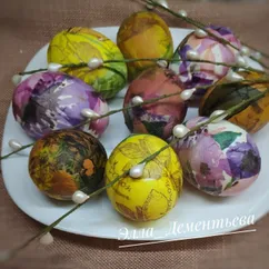 Пасхальные яйца 🥚. Декупаж 🎨
