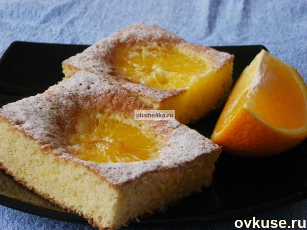 пирог с бананом и апельсином в духовке быстро и вкусно рецепт с фото | Дзен