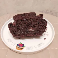 Шоколадный кекс на апельсиновом соке (веганский)