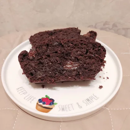 Шоколадный кекс на апельсиновом соке (веганский)
