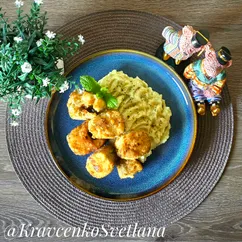 Рыба жареная - хек жареный