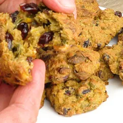 Овсяное печенье с тыквой и клюквой | Oatmeal cookies with pumpkin and cranberry