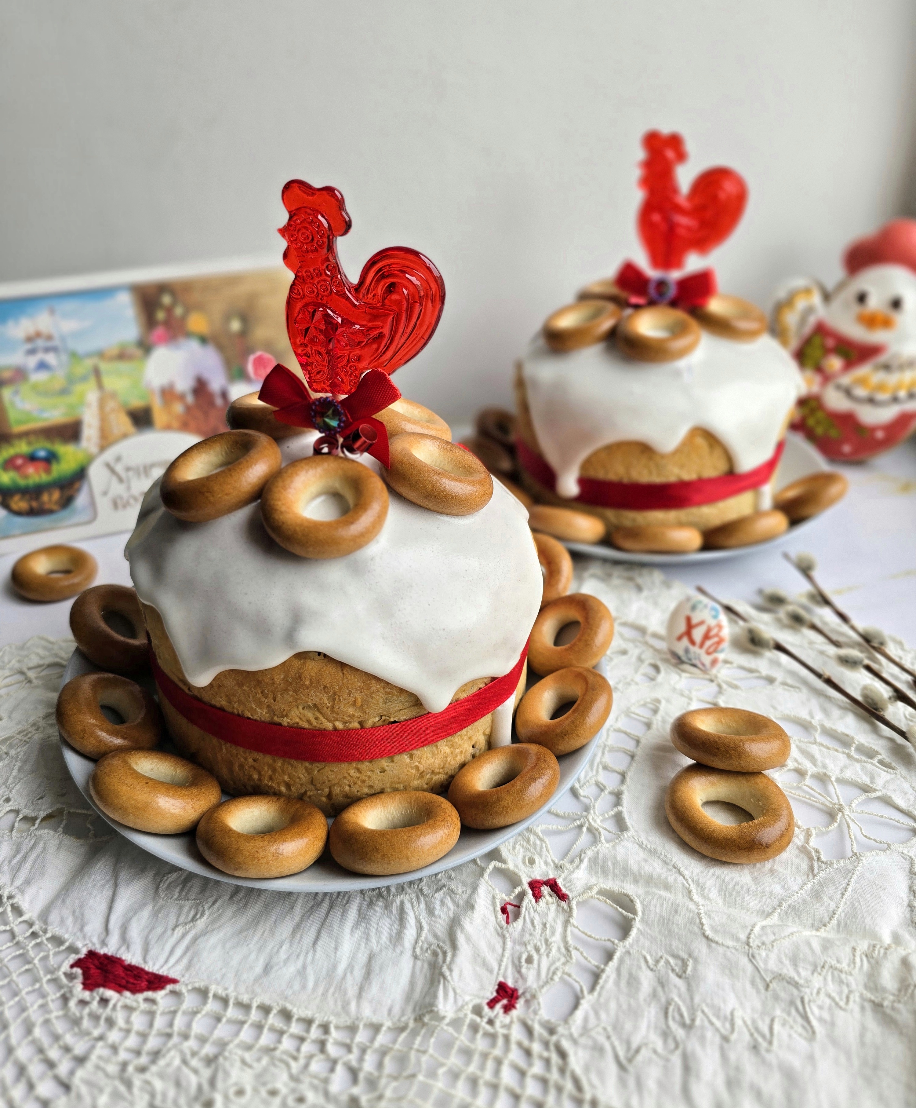 Быстрый кулич на опаре