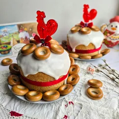 Быстрый кулич на опаре