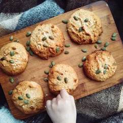 Овсяные печенья с медом и орехами