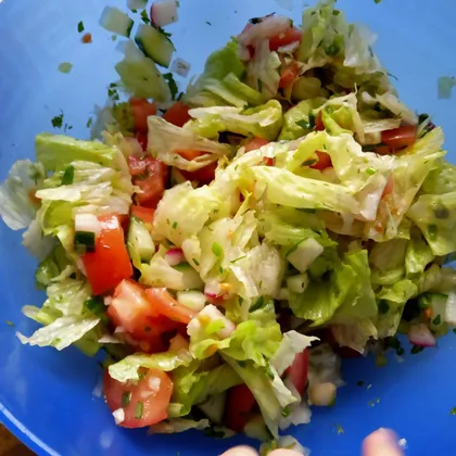 Лёгкий овощной салатик