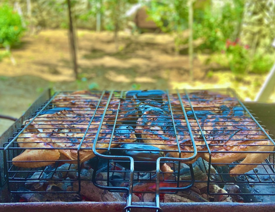 Цыплята на сетке. Барбекю 🍗👩🏻‍🍳❤️