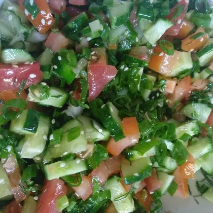 Салат с кунжутом (без соли)