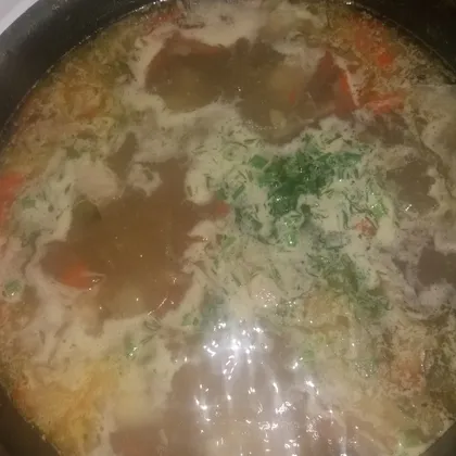 Куриный суп с вермишелькой
