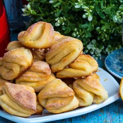 Творожное печенье с маслом «Гусиные лапки»