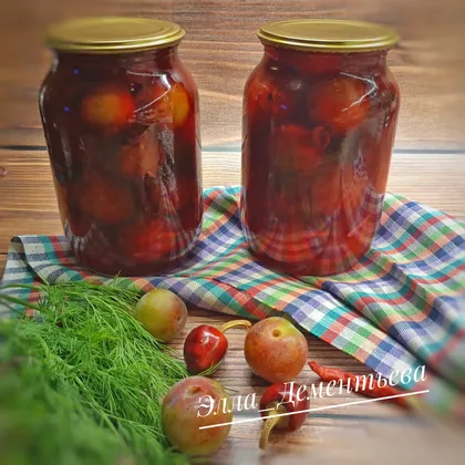 Сливы маринованные
