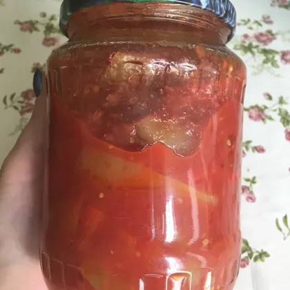 Лечо с томатной пастой