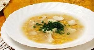 Рыбный суп с кукурузой