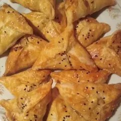 Слойки с курицей