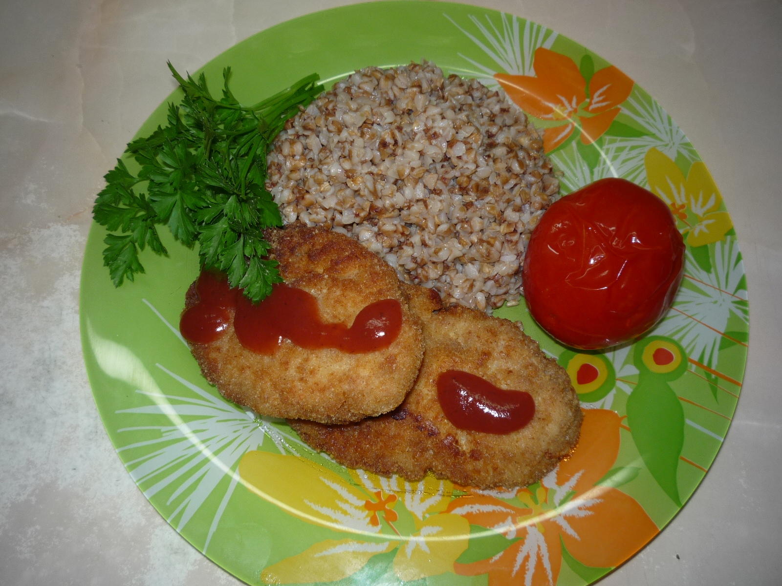 Куриные котлеты в панировке