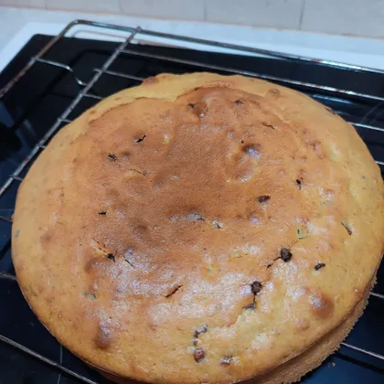 Тыквенный кекс с орехами и цукатами