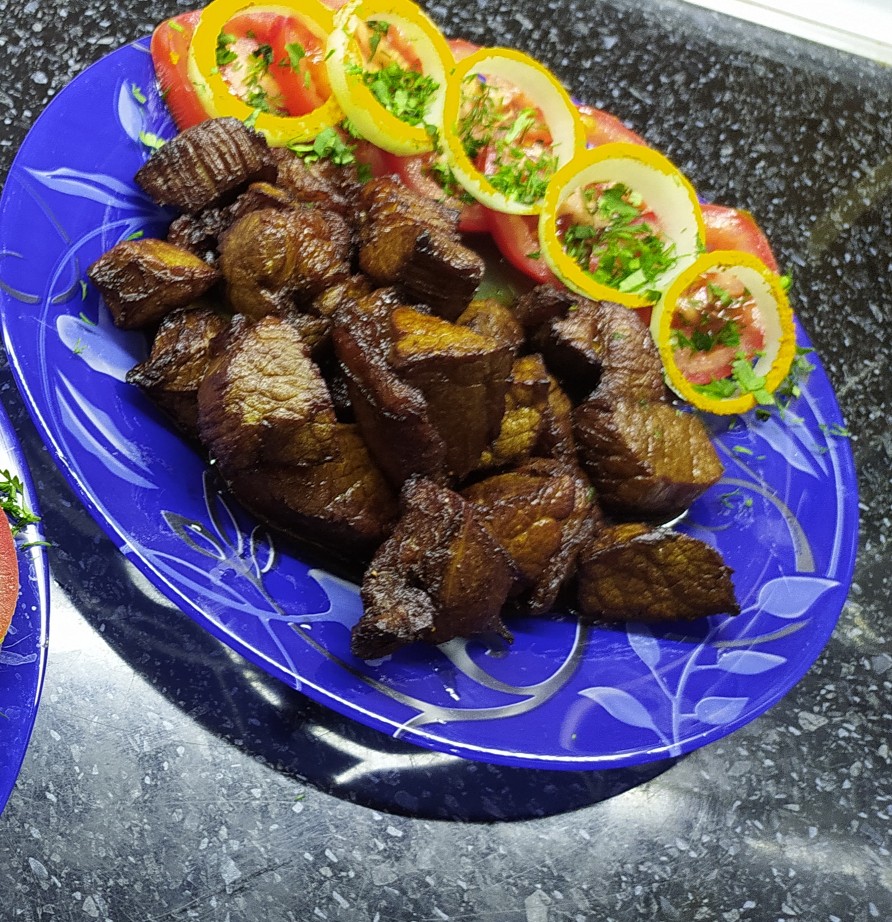 Жаренное мясо или вагори