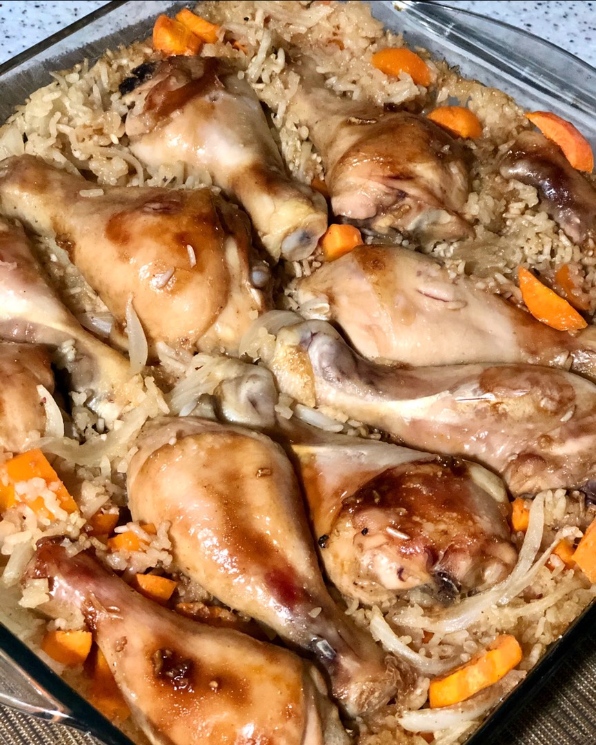Куриные бедрышки с рисом в духовке - пошаговый рецепт с фото на hb-crm.ru