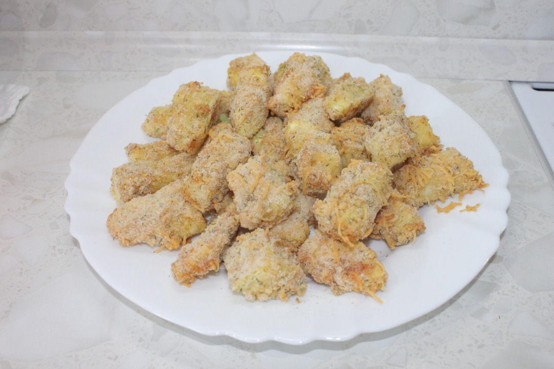 Хрустящие кабачки по-селянски