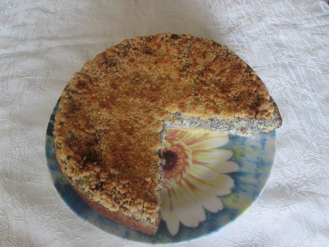 Немецкий маковый творожник