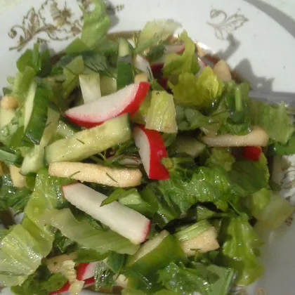 Салат с зеленью #пост #вегетарианство
