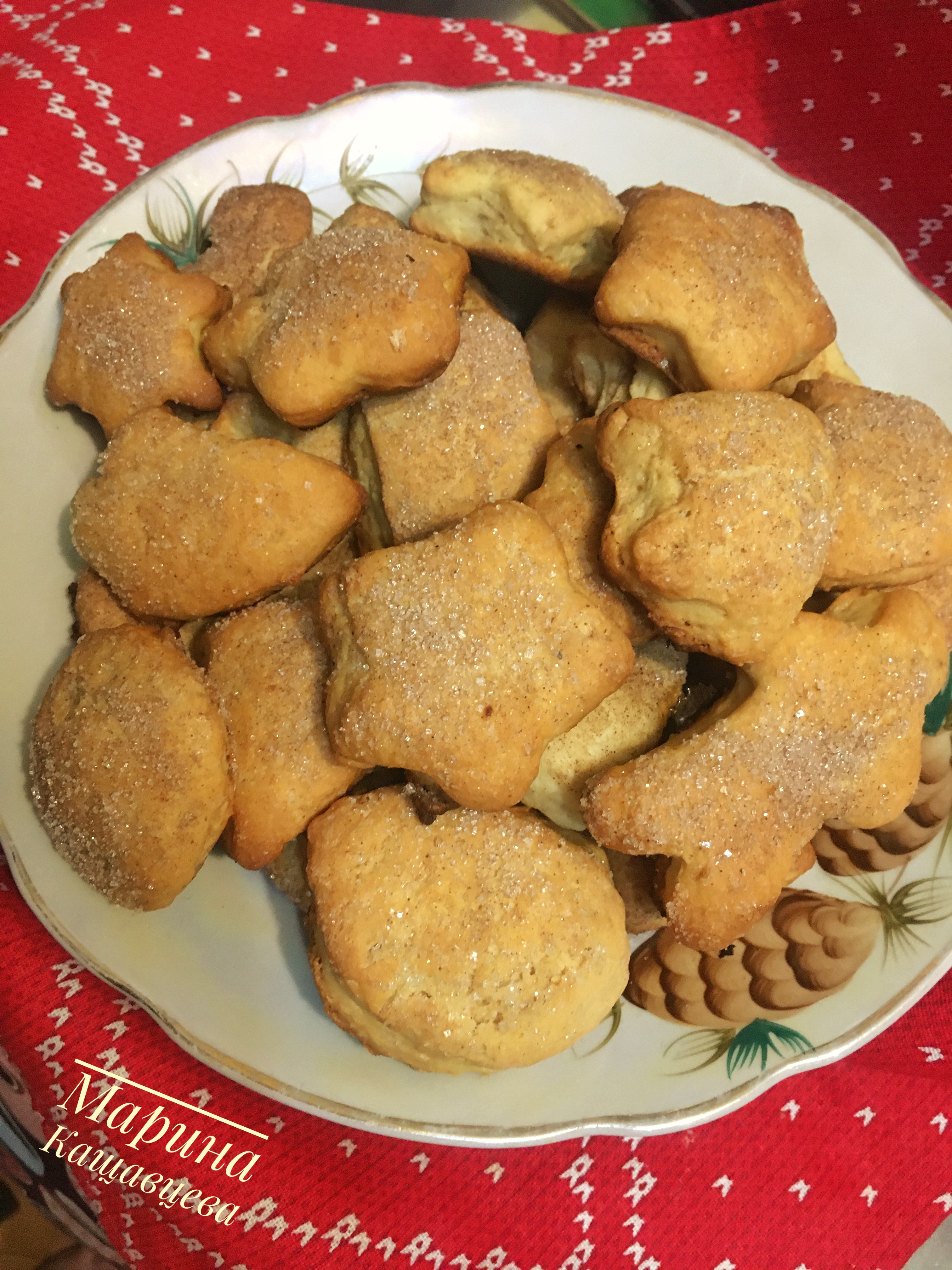 Печенье на кефире с посыпкой 