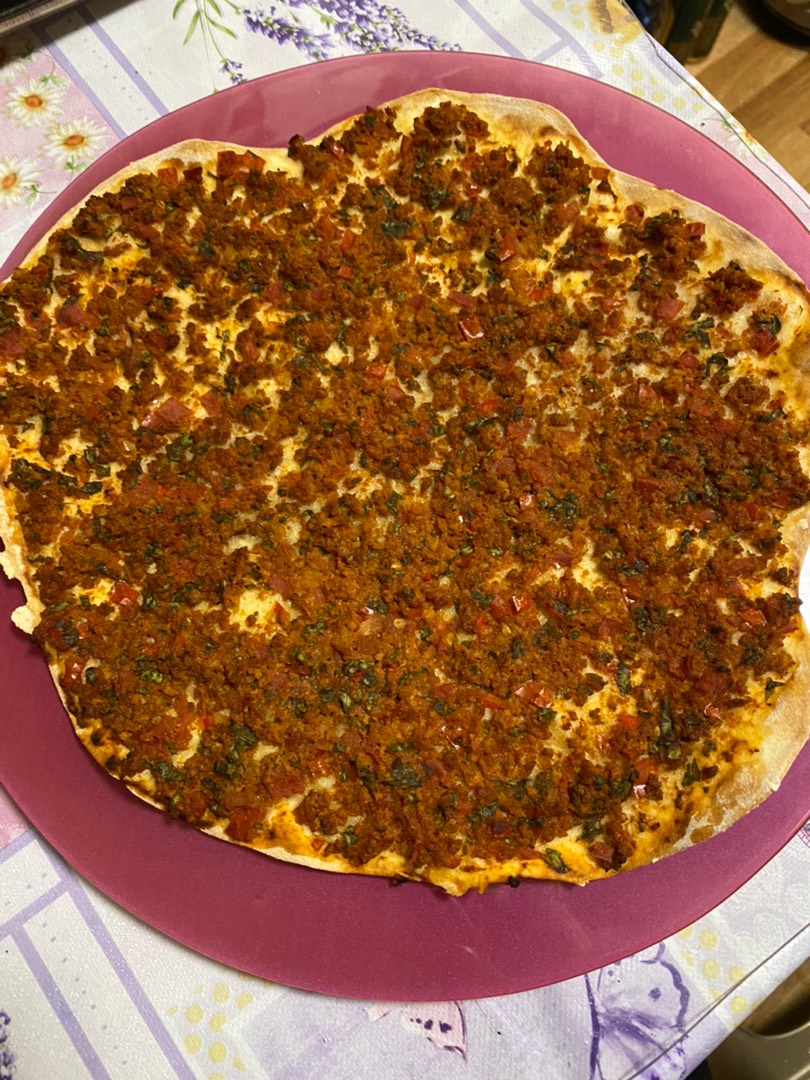 Турецкая пицца 🍕 Лахмаджун