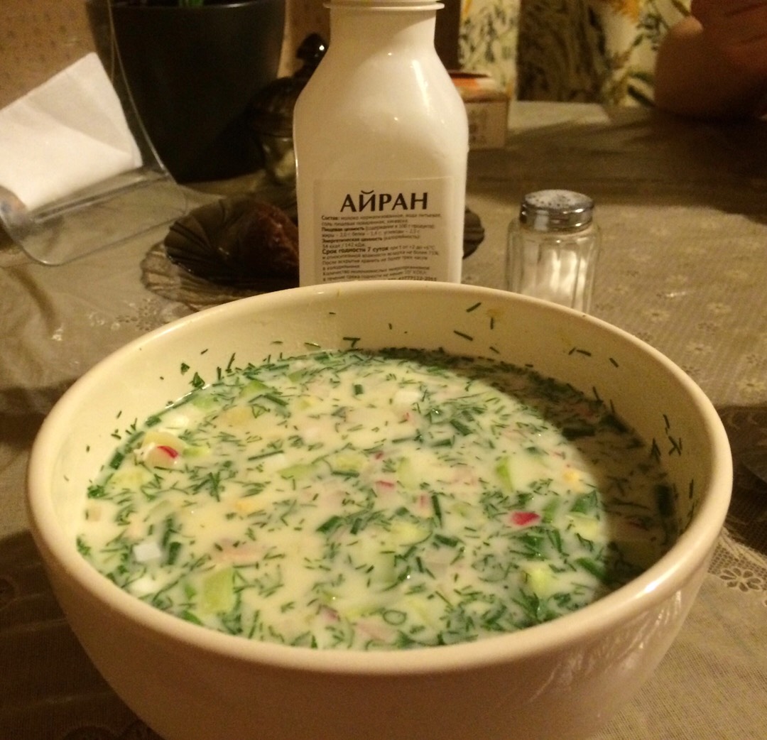 Окрошка на айране