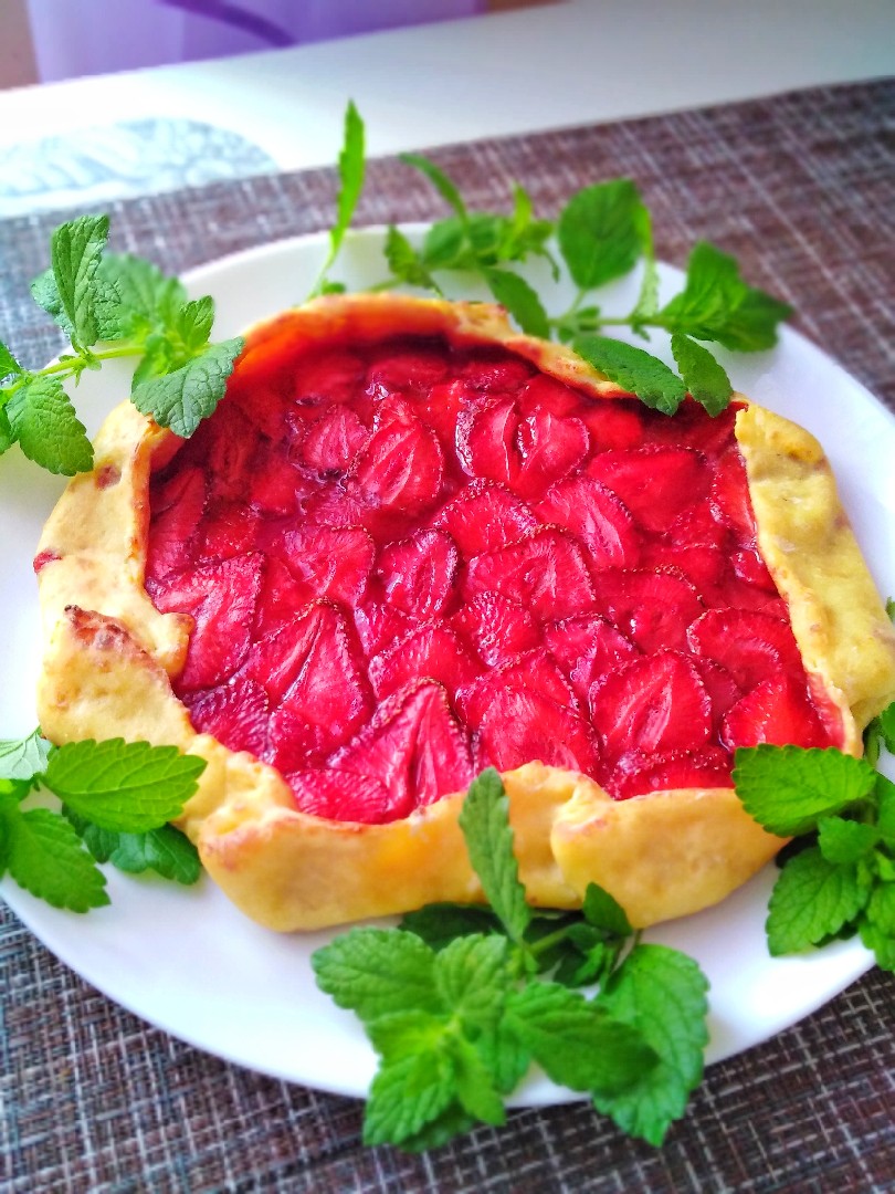 Галета с клубникой 🍓